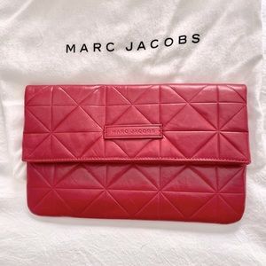 Marc Jacobs Eugenie Quilted Clutch in Red. Perfect condition.